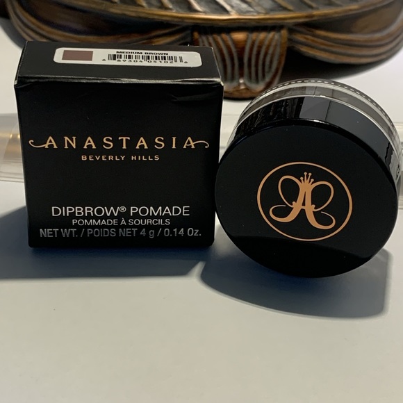 Anastasia Beverly Hills DipBrow Pomade Medium Brown and Brush #12 Bundle - Picture 15 of 16